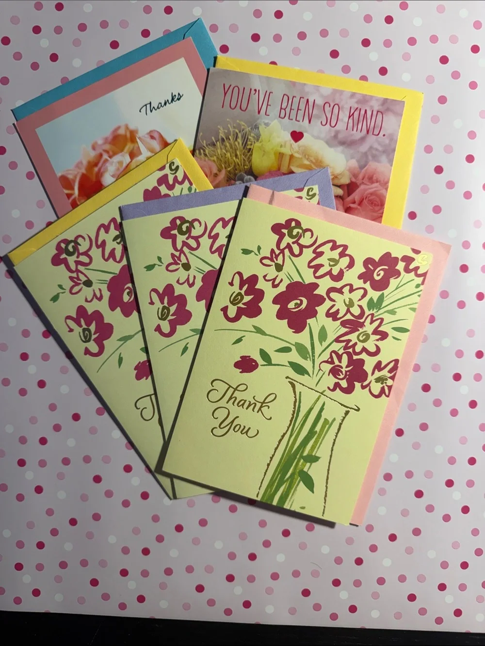 Assorted Thank You Cards - Various Sizes